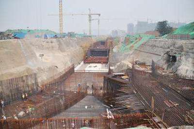济南CBD地下环路"三通口"直通解放东路 预计年底竣工