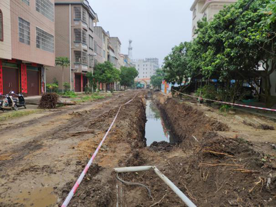 【合浦县市政局】市政民生工程建设项目有序推进